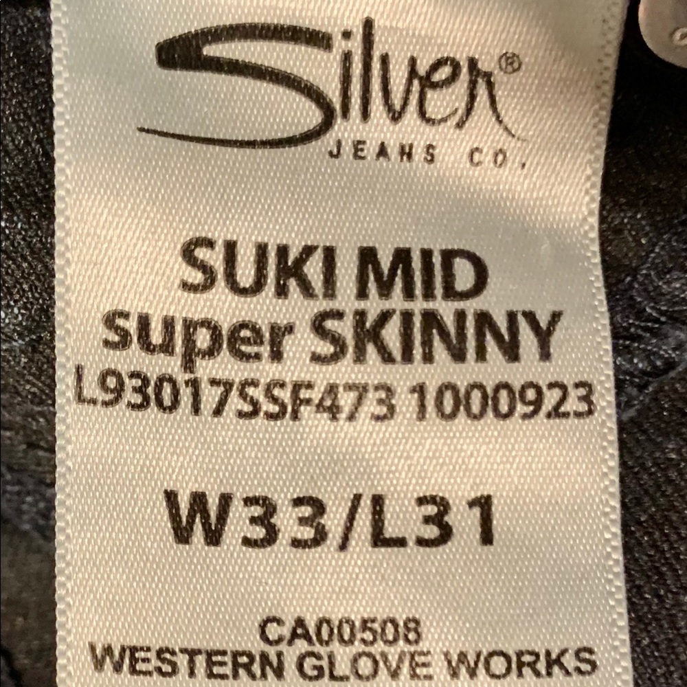 Silver Jeans, super stretch